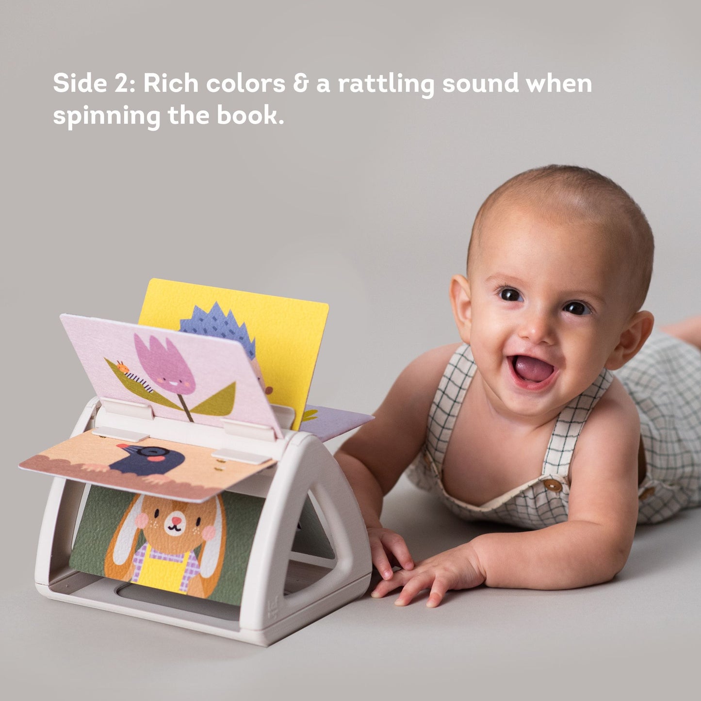 Taftoys Tummy Time Spinning Book
